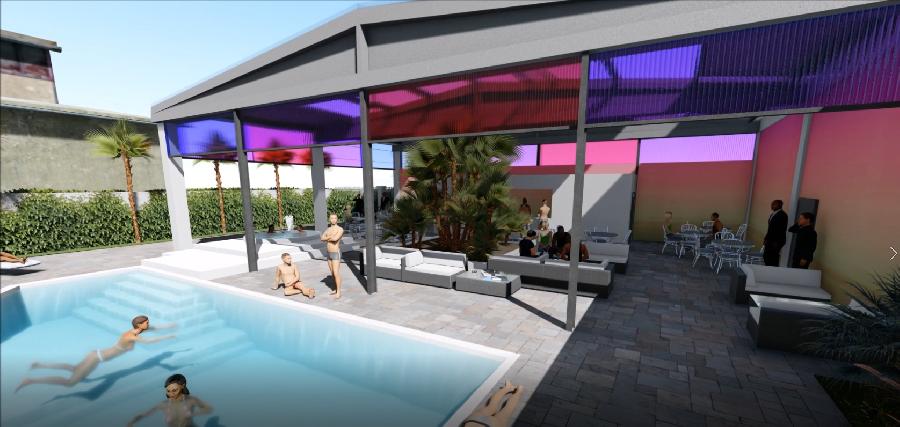 image 3 of Ampliamento club privato con piscina