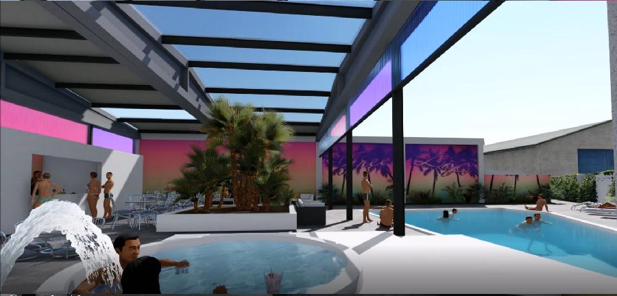 image 5 of Ampliamento club privato con piscina