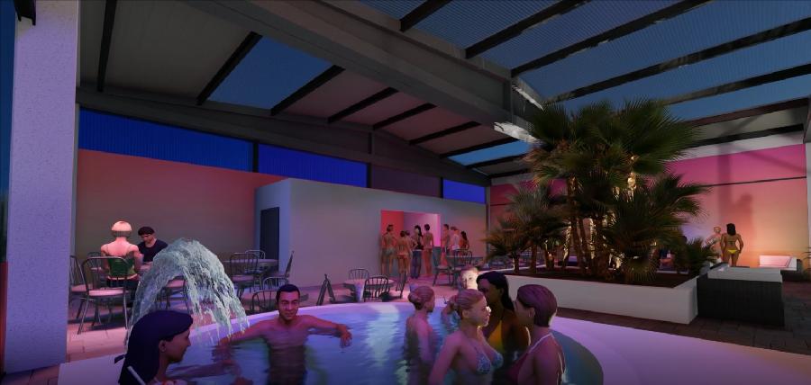 image 9 of Ampliamento club privato con piscina