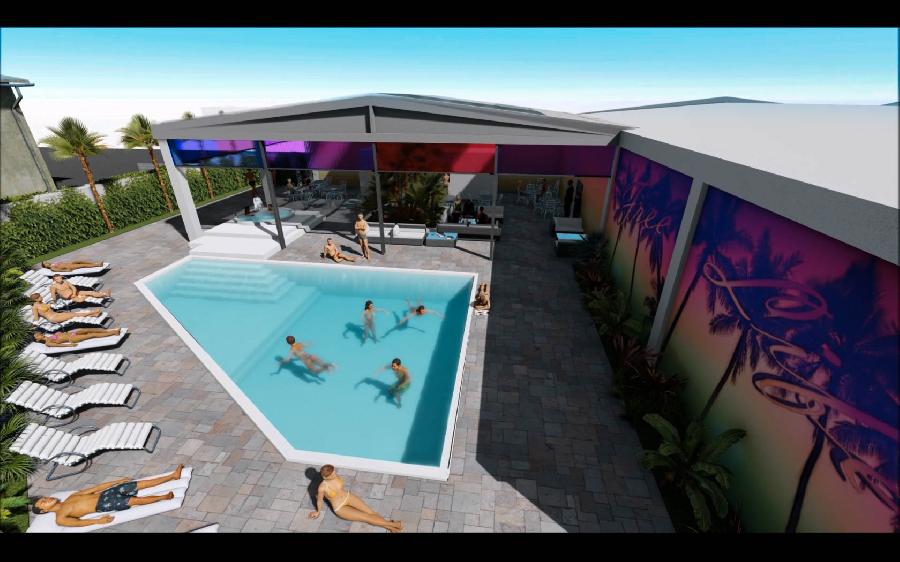 image 0 of Ampliamento club privato con piscina