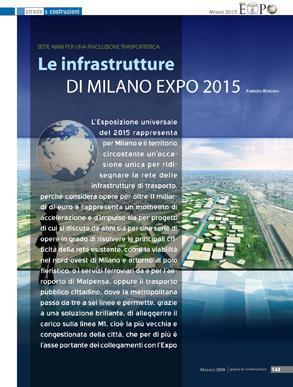 image 1 of Candidatura di Milano all'EXPO 2015: la sostenibilità trasportistica e gli interventi proposti sulle reti urbane e regionali