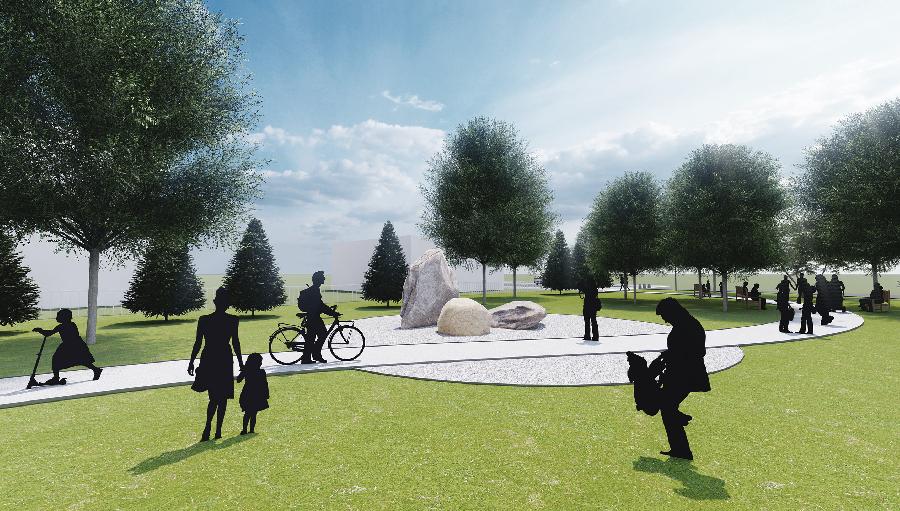 image 1 of Giardino zen dedicato alle vittime del covid