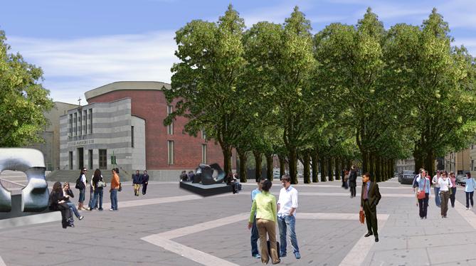 image 1 of Pedonalizzazione del Campus Universitario della Università Commerciale Luigi Bocconi a Milano