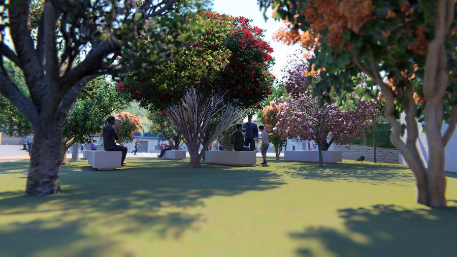 image 3 of Riqualificazione urbana dell'area comunale EXMA e dei giardini pubblici di Su Ponte