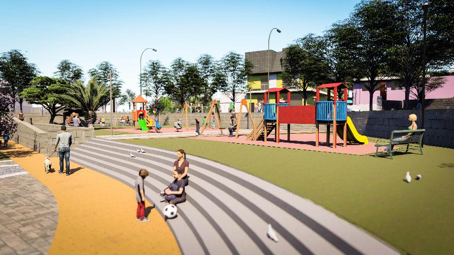 image 4 of Riqualificazione urbana dell'area comunale EXMA e dei giardini pubblici di Su Ponte